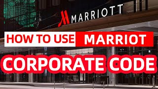 How To Use Marriott Corporate Codes To Book Hotel More Cheaply | Get HUGE SECRET With Travel Hack