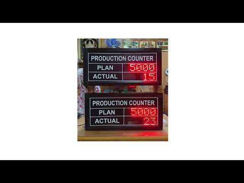 Production Counter LED Display