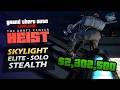 GTA Online The Kortz Center Heist Skylight Approach SOLO FULL STEALTH ELITE CHALLENGE