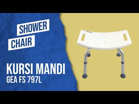 White shower stool 797