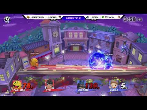 PPT Berlin - Joecreak + Locus Vs. Otek + Poww - Losers Top 12 - Smash 4 Doubles