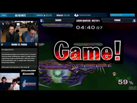 Master Hand Monthly (July 2018) - Orange (Marth) vs. Phrigid (C. Falcon) - SSBM - L. Quarters