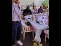 VERY VERY RARE VISUALS OF NBA LEGEND MICHAEL JORDAN DINING IN A RESTAURANT AT FRANCE ENJOYING SAX
