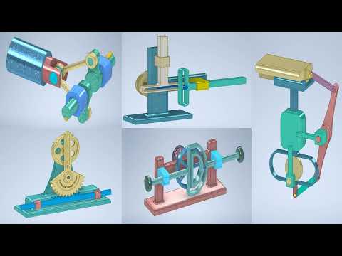 Mechanical Mechanisms for Converting Rotational Motion into Linear Motion - Mechanical Principles