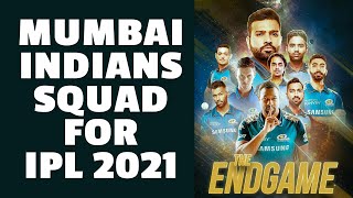 Mumbai Indians Players 2021 | IPL MI Team 2021 Players List | Game Squad