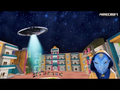 Mind-Blowing VR UFO Build in Minecraft