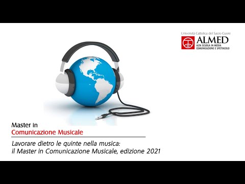 , title : 'Lavorare dietro le quinte nella musica: il Master in Comunicazione Musicale, edizione 2021'