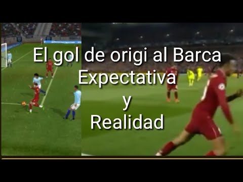 Hago el gol de Origi contra el Barça pero desde otro angulo en Dream League 2019