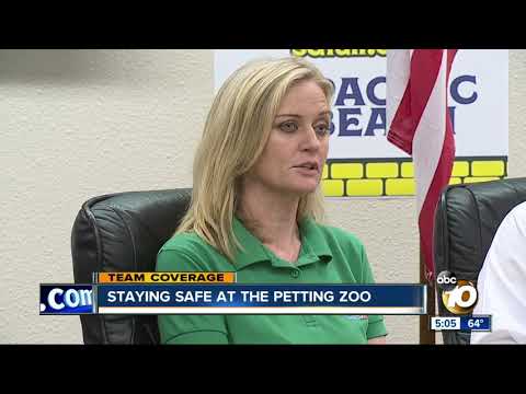Staying safe at petting zoos
