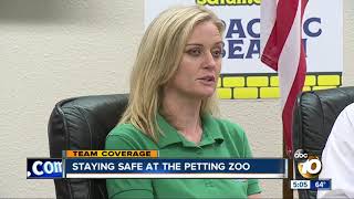 Staying safe at petting zoos