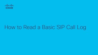 How to Read a Basic SIP Call Log