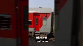 Crossing with 18518 VSKP Korba Link Express-12102 Jnaneshwari Express