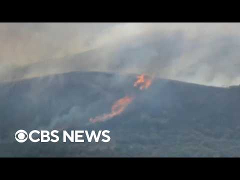 New brush fire breaks out in Southern California