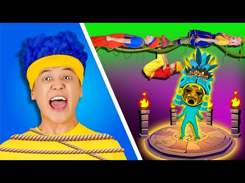 Cha-Cha, Chicky, Boom-Boom & Lya-Lya get Captured by Hunga-Unga Tribe | D Billions Kids Songs