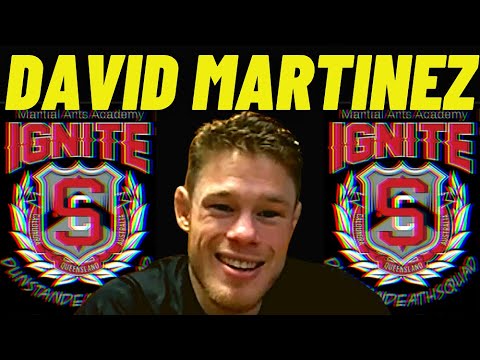 David Martinez before his Eternal MMA 77 fight