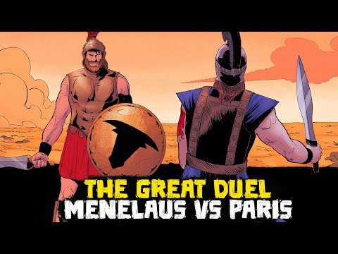 The Duel between Paris and Menelaus - The Trojan War Saga Ep17 - Greek Mythology in Comics