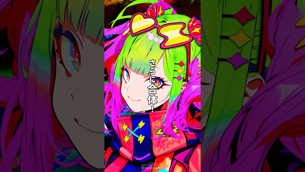 合体していく！　オリジナル曲『 電光石火少女 』 #曲紹介 #shorts