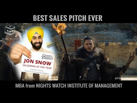 Jon Snow gives the Best Sales Pitch at Dragonpit Board Meeting - PWE GIGGLES