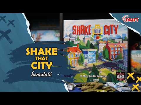 Rázva, nem keverve | Shake that City társasjáték bemutató - :: DRAFT :: Társasjáték vlog