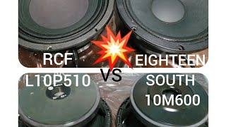 Video thumbnail for comparativa💥RCF L10P510 VS EIGHTEEN SOUTH 10M600 by Octavio Revisado y mas