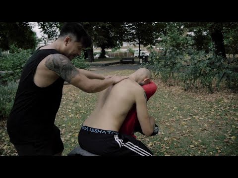 Outside Chair Massage After Qigong Practice - #ASMR #MASSAGE #MASTER - TAO CHI KAI - Full Video