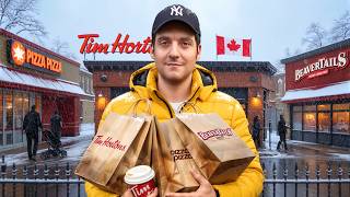American Tries Every Canadian Fast Food Chain