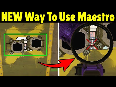 CRAZY * NEW * Way To Use Maestro Cams For Spawn Peeking - Rainbow Six Siege