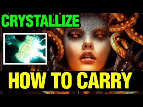 HOW TO CARRY WITH MEDUSA - CRYSTALLIZE -  Dota 2