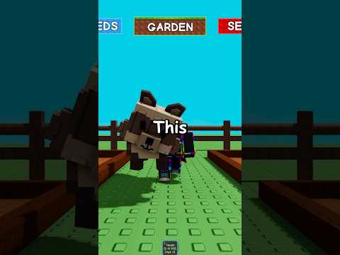 NEW TANUKI is SO WEIRD in NEW ZEN UPDATE in Grow a Garden! 😱🪩 #roblox #shorts