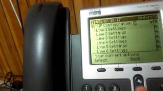 Cisco IP Phone System - 7960 Configuration For Voip.MS