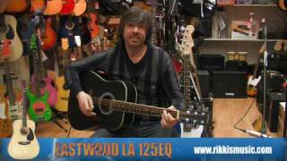 Video thumbnail for Eastwood LA125EQ Electro Acoustic Guitar Review by Rikki's Music Shop, Edinburgh by RikkisMusicShop