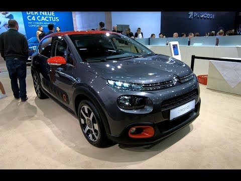 Citroen C3 shine edition platinium grey colour Citroën compact city car walkaround + interior K0315