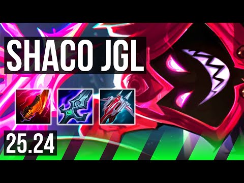 SHACO vs BEL'VETH (JGL) | Good KDA: 26/1/6 | KR Diamond | 25.24