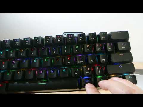 фото беспроводная механическая клавиатура + мышь hypex +коврик 0