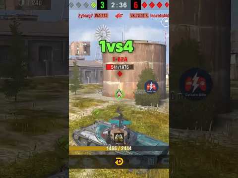 Concept 1B | 5 Kills,1vs4 & 7507 DMG | #worldoftanksblitz #wotblitz #танки #wotb #tanksblitz #shorts