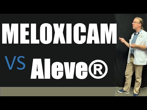 Meloxicam vs aleve