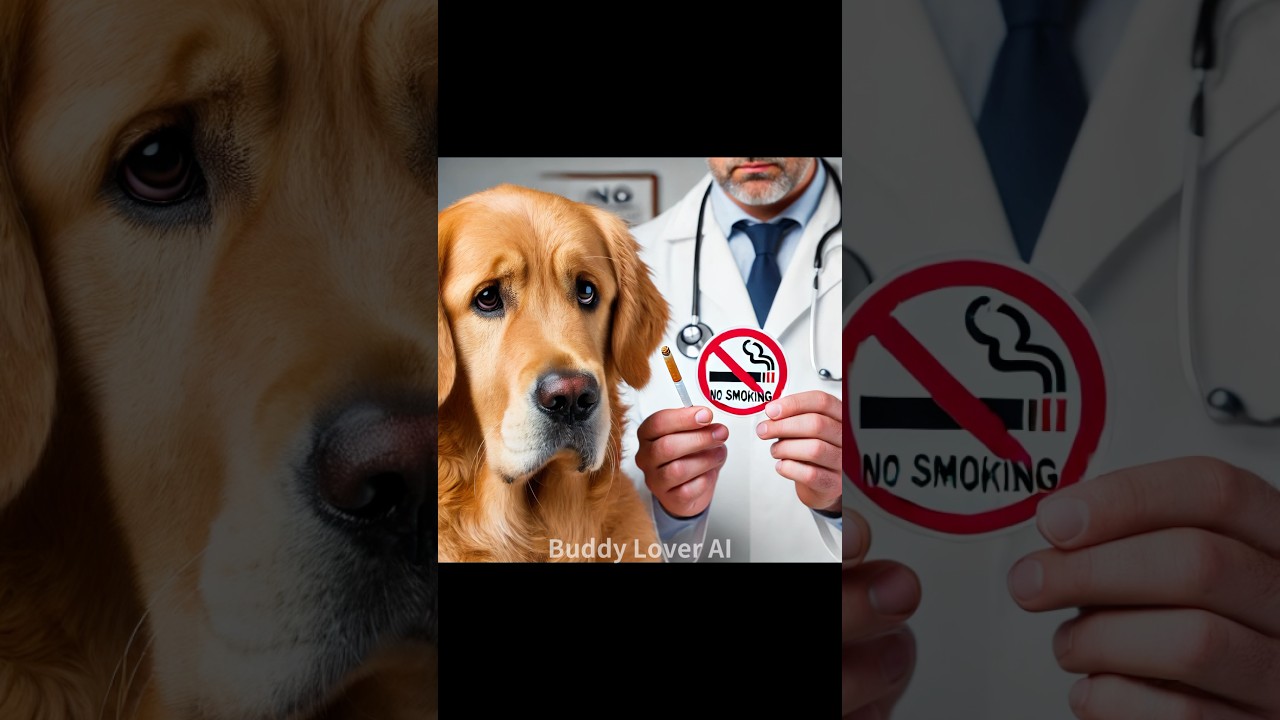 Smoking too much isn’t good for health 🚬❌#dog #doglover #funny #cute #shorts