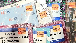 NEW Paper Clearance  At Hobby Lobby | $1.59 & $2.39 Per Pack