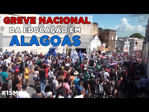 Greve Nacional da Educação em Alagoas #15M
