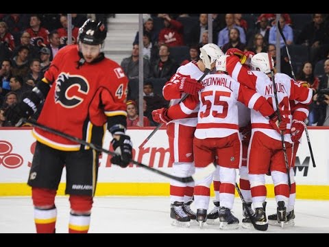 Calgary Flames vs Detroit Red Wings