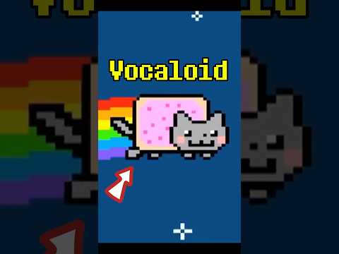 Nyan Cat is a Vocaloid Song? #vocaloid #utau #hatsunemiku #miku #teto #neru #triplebaka #nyancat