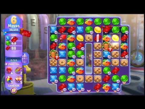 Wonka's World of Candy Level 226 - NO BOOSTERS + FULL STORY 🍫 | SKILLGAMING ✔️