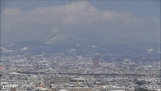 preview picture of video 'Snow scenes - Mount Akagi & City area.at Gunma, JAPAN (Greater Tokyo Area)　雪景色・赤城山と市街地の風景'