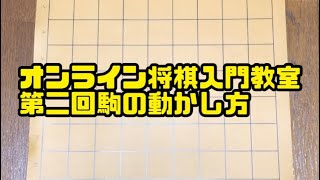 将棋入門教室第2回駒の動かし方を紹介します！