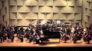 preview picture of video 'Piano Concerto No 1in D Minor - mvt 2 (Brahms) Stony Brook Symphony Orchestra'