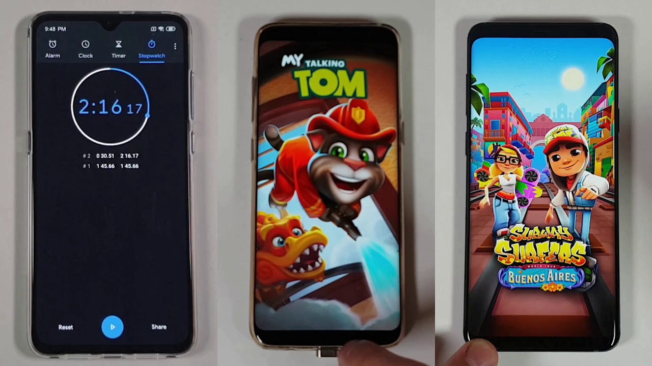 Xiaomi Mi9 vs Samsung S9+ vs S8 Speed test/Gaming comparison! Snapdragon 855 vs Exynos 9819 vs 8895