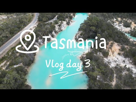 🇦🇺Tasmania Trip Day 3, Drone videos, Little Blue Lake, Bay of Fires, Cataract Gorge, Binalong Beach