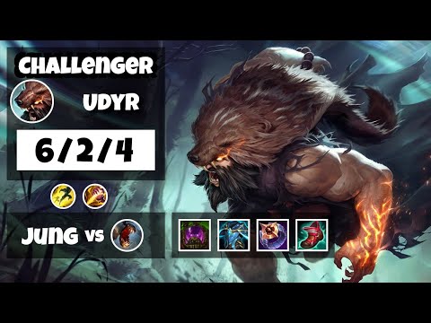 Udyr vs Fiddlesticks EU Challenger JUNGLE (6/2/4) - v11.11