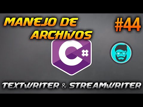 Cómo CREAR y ESCRIBIR en un ARCHIVO txt Manejo de Archivos | Desarrollo en CSharp C 44
