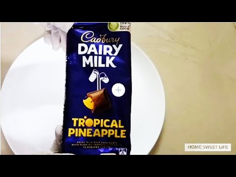 Cadbury Dairy Milk Chocolate // TROPHICAL PINEAPPLE FLAVOUR I BOUGHT // UNBOXING //